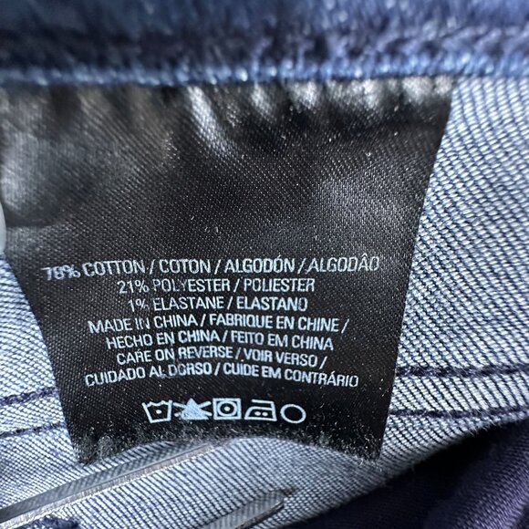 Tahari Skinny Jeans Womens Size 2 Low Rise Dark Wash Denim Stretch Blue - Picture 7 of 13